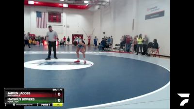 126 lbs Champ. Round 1 - Jaimen Jacobs, Indianapolis vs Maximus Bowers, Pendleton