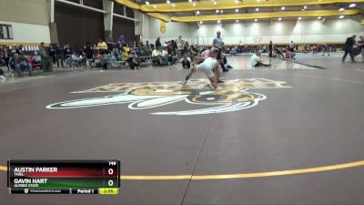 149 lbs Cons. Round 2 - Austin Parker, Thiel vs Gavin Hart, Alfred State