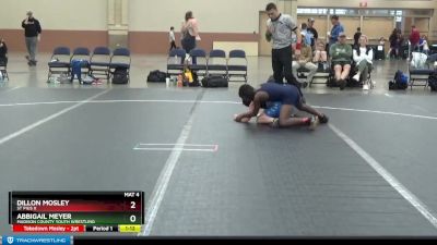 96 lbs Round 3 - Abbigail Meyer, Madison County Youth Wrestling vs Dillon Mosley, St Pius X