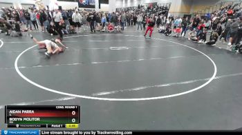 82 lbs Cons. Round 1 - Aidan Parra, IL vs Bodyn Molitor, MN