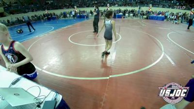 75 lbs Consolation - Joely Hunt, Vian Wrestling Club vs Madeline Rutledge, R.A.W.