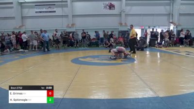 126-C lbs Consi Of 32 #2 - Eli Grimes, NY vs Haydyn Spitznogle, WV