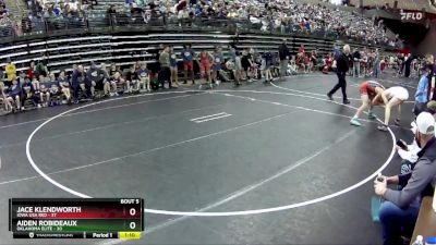 130 lbs Semis & 1st Wrestleback (8 Team) - Jace Klendworth, Iowa USA Red vs Aiden Robideaux, Oklahoma Elite