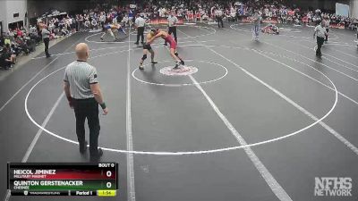 1A/2A 132 Semifinal - Quinton Gerstenacker, Chesnee vs Heicol Jiminez, Millitary Magnet