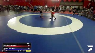 160 lbs Cons. Round 1 - Bryson Capansky, IL vs Henry Gelner, IA