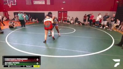 215 lbs Round 6 (8 Team) - Esther Peters, Best Trained vs Constance Fernandez, Cypress Wrestling Club