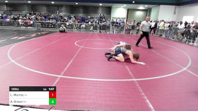 138 lbs Round Of 128 - Luke Murray, VA vs Alex Braun, MN