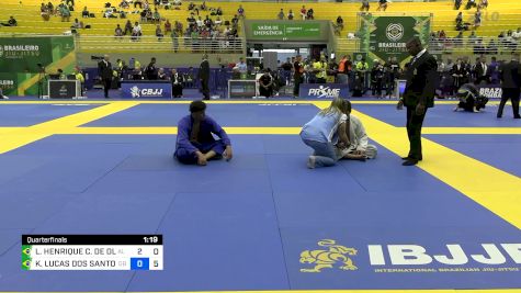 LUIS HENRIQUE C. DE OLIVEIRA vs KENNYD LUCAS DOS SANTOS DUARTE 2024 Brasileiro Jiu-Jitsu IBJJF