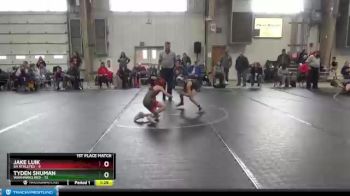 72 lbs Finals (2 Team) - Tyden Shuman, Warhawks Red vs Jake Luik, 84 Athletes