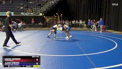 101 lbs Cons. Round 3 - Alexis Dobson, New England College vs Chiara Barbieri, Presbyterian