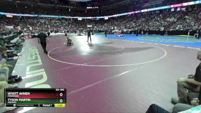 D3-190 lbs Semifinal - Tyson Martin, Aquinas vs Wyatt Ahnen, Fennimore