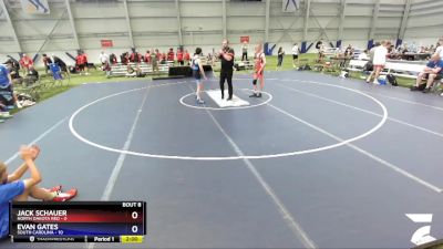 106 lbs Round 2 (8 Team) - Jack Schauer, North Dakota Red vs Evan Gates, South Carolina