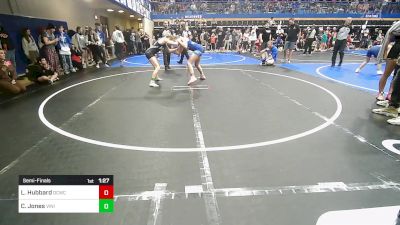 115 lbs Semifinal - Lindlee Hubbard, Dark Cloud Wrestling Club vs Charlee Jones, Vinita Kids Wrestling