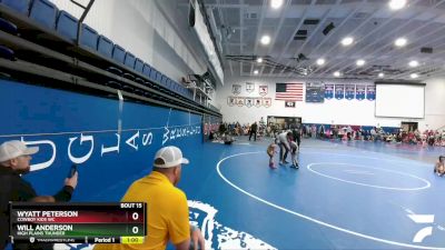 39-40 lbs Round 1 - Wyatt Peterson, Cowboy Kids WC vs Will Anderson, High Plains Thunder