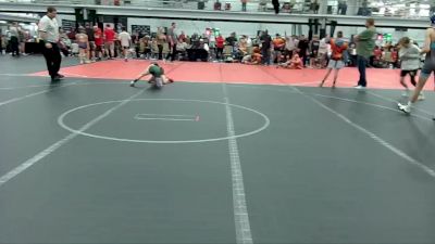 72 lbs Round 5 (10 Team) - Elijah Jensen, Whitted Trained Dynasty vs Colton Strange, Western Nebraska Elite