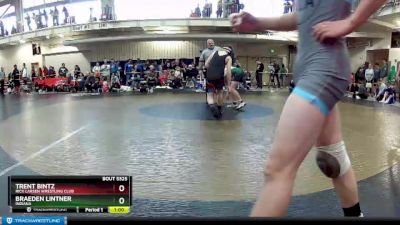 130 lbs Cons. Round 3 - Braeden Lintner, Indiana vs Trent Bintz, Rick Larsen Wrestling Club