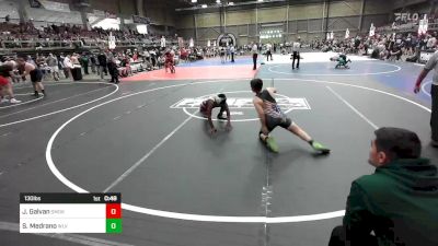 130 lbs Consolation - Jovani Galvan, Smoky Hill WC vs Santiago Medrano, Wlv Jr Wrestling