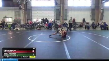 80 lbs Round 1 (6 Team) - Jacob Benyo, Mat Assassins vs Shea Richter, Junior Terps Xtreme