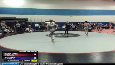 94 lbs Round 2 - Holten Crane, All In Wrestling vs Jake Jones, All In Wrestling