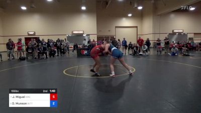 155 lbs Rnd Of 16 - Jahlia Miguel, 4mgwrestling vs Desza Munson, Betterman Elite Wrestling