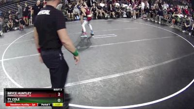 85 lbs Quarterfinals (8 Team) - Bryce Huntley, Minnesota Maroon vs Ty Cole, Utah