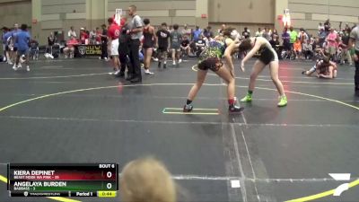 138 lbs Round 2 (10 Team) - Kiera Depinet, Beast Mode WA Pink vs Angelaya Burden, BadBass