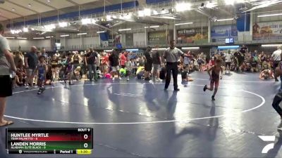 50 lbs 2nd Wrestleback (8 Team) - Huntlee Myrtle, Team Palmetto vs Landen Morris, Alabama Elite Black