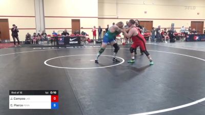 100 kg Rnd Of 16 - Jesse Campos, Las Vegas Wrestling Club vs Christopher Pierce, Pennsylvania