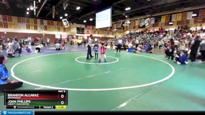 56/62 1st Place Match - Oriel Gabay, Los Angeles Wrestling Club vs Zane Meza, Rancho Bernardo Wrestling