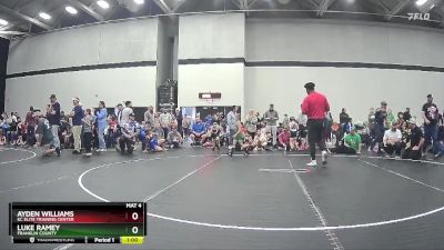 55 lbs Cons. Round 1 - Ayden Williams, Kc Elite Training Center vs Luke Ramey, Franklin County