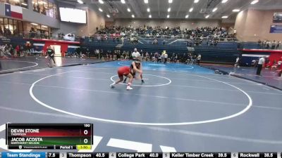 150 lbs Round 2 - Devin Stone, Thompson vs Jacob Acosta, Northwest Nelson