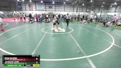 60/65 Champ. Round 1 - Jameson Lohr, Williamsburg Wrestling Club vs Ryan Bassiri, Capital City Wrestling Club