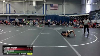 60 lbs Round 3 (8 Team) - Joey Rhodes, NOVA WC vs Landon Walker, Terps East Coast Elite