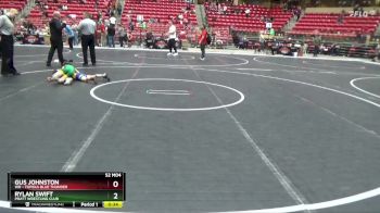 55 lbs Cons. Round 3 - Rylan Swift, Pratt Wrestling Club vs Gus Johnston, WR - Topeka Blue Thunder