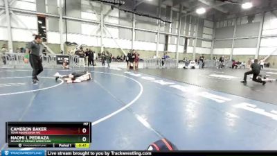 75-79 lbs Round 3 - Cameron Baker, Team Aggression WC vs Naomi L Pedraza, SelahFlo Vikings Wrestling