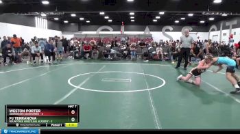 95 lbs Round 2 (8 Team) - Weston Porter, Aggression Legionaries vs PJ Terranova, Roundtree Wrestling Academy