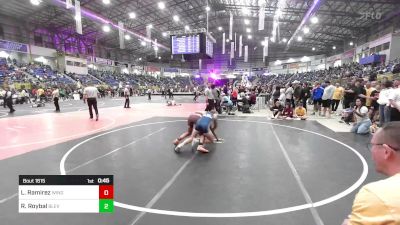 125 lbs Consi Of 8 #2 - Leo Ramirez, Windsor Middle School vs Rocky Roybal, Blevins Middle School