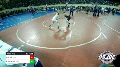 76 lbs Round Of 16 - Ashtin Ezell, Standfast vs Parker Landers, Carroll Wrestling Club