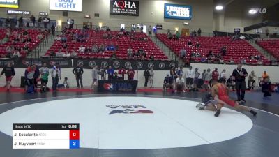 65 kg Cons 64 #2 - John Escalante, Aces Wrestling Academy vs Jeffrey Huyvaert, Midwest Regional Training Center