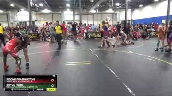 75 lbs Round 2 (6 Team) - Bryce Fiore, No Escape Wrestling Academy vs Adonis Washington, American Gladiators-Red