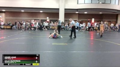 70 lbs Round 1 (4 Team) - Asher Asad, Ohio Gold vs Kalix Kilpatrick, Team Palmetto