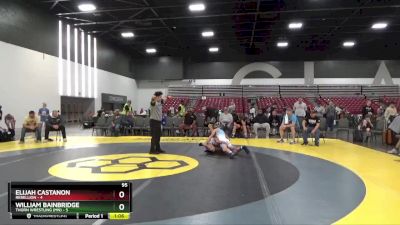 95 lbs Round 2 (8 Team) - William Bainbridge, Thorn Wrestling (MN) vs Elijah Castanon, Rebellion