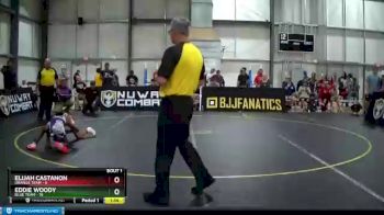 85 lbs Finals (2 Team) - Elijah Castanon, Orange Team vs Eddie Woody, Blue Team