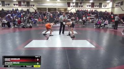 JV-5 lbs Quarterfinal - Dyshon Bruce, Cedar Falls vs Adam Wheeler, Waukon