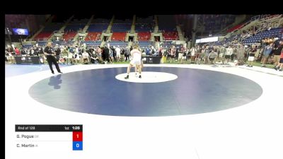 152 lbs Rnd Of 128 - Gavin Pogue, Oregon vs Cole Martin, Iowa