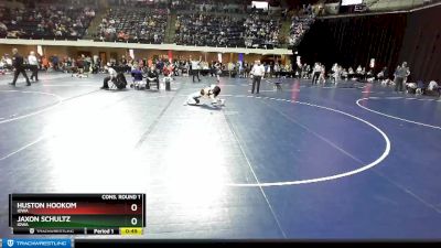 82 lbs Cons. Round 1 - Jaxon Schultz, Iowa vs Huston Hookom, Iowa