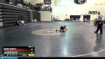 113 lbs Placement Matches (8 Team) - Carmine Miller, Mortimer Jordan HS vs Wyatt Hubley, Pell City