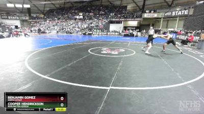 2A 175 lbs 3rd Place Match - Cooper Hendrickson, Burlington-Edison vs Benjamin Gomez, North Kitsap