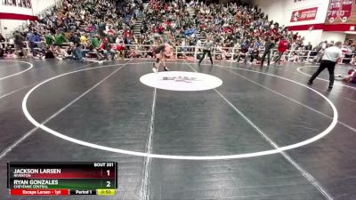 144 lbs Cons. Round 2 - Ryan Gonzales, Cheyenne Central vs Jackson Larsen, Riverton