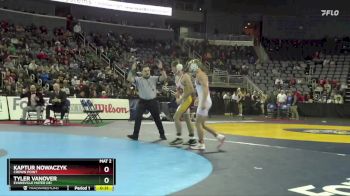 150 lbs 3rd Place Match - Kaptur Nowaczyk, Crown Point vs Tyler Vanover, Evansville Mater Dei